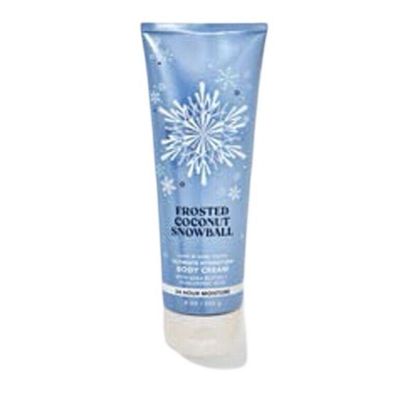 Bath and Body Works Frosted Coconut Snowball Body Cream 8oz New - Picture 1 of 3